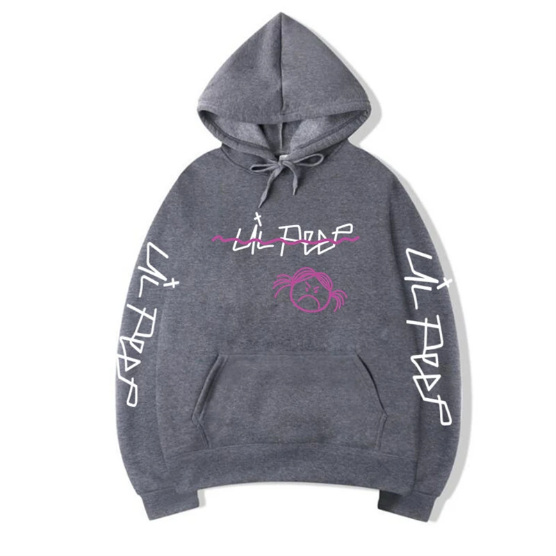 Cap&ampMask as gifts Lil Peep hoodies sweatshirts men women boy girl hip hop Rapper Bboy DJ dancer hooded jacket coat tracksuits | Мужская