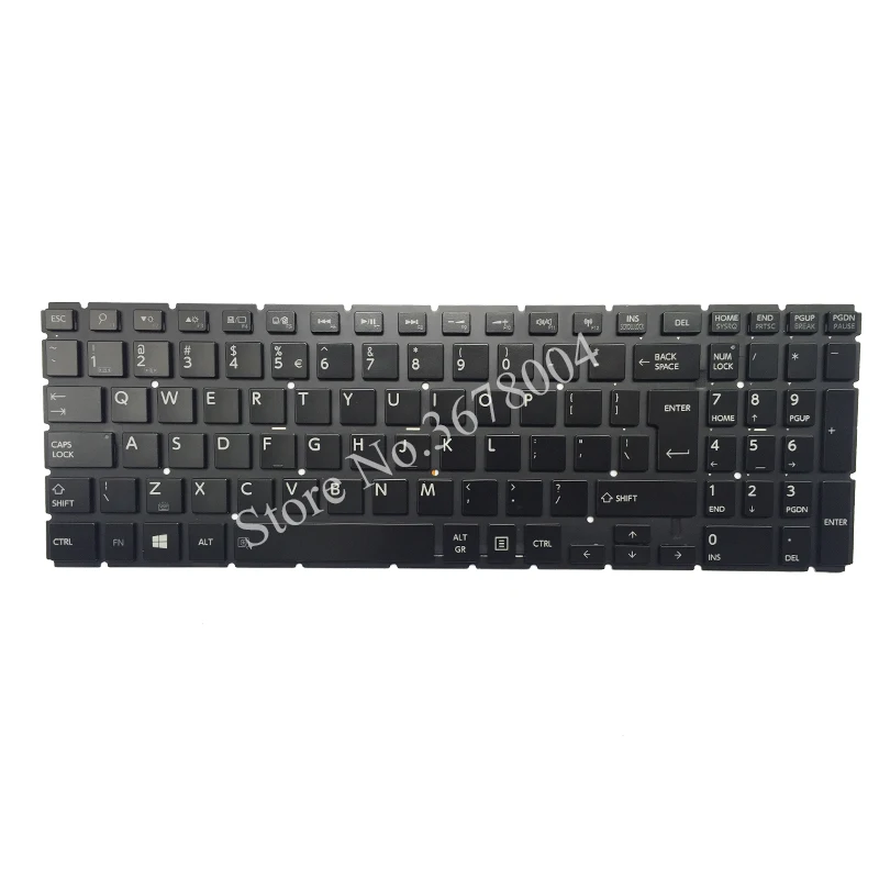 New English keyboard for Toshiba Satellite P50-C P50D-C P50T-C black US/UI Laptop Keyboard PK131NM2B05 Backlight | Компьютеры и офис