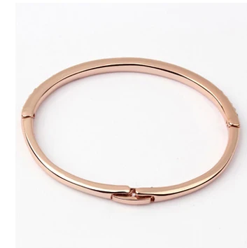 Pulseiras модный очаровательный браслет из белого золота/розового золота с