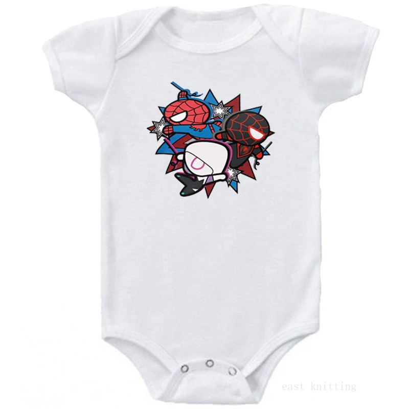 HY0756 DERMSPE/ New0-24M; комбинезон с короткими рукавами и буквенным принтом для новорожденных мальчиков и девочек; летняя одежда для малышей; цвет белый - Цвет: HY0756