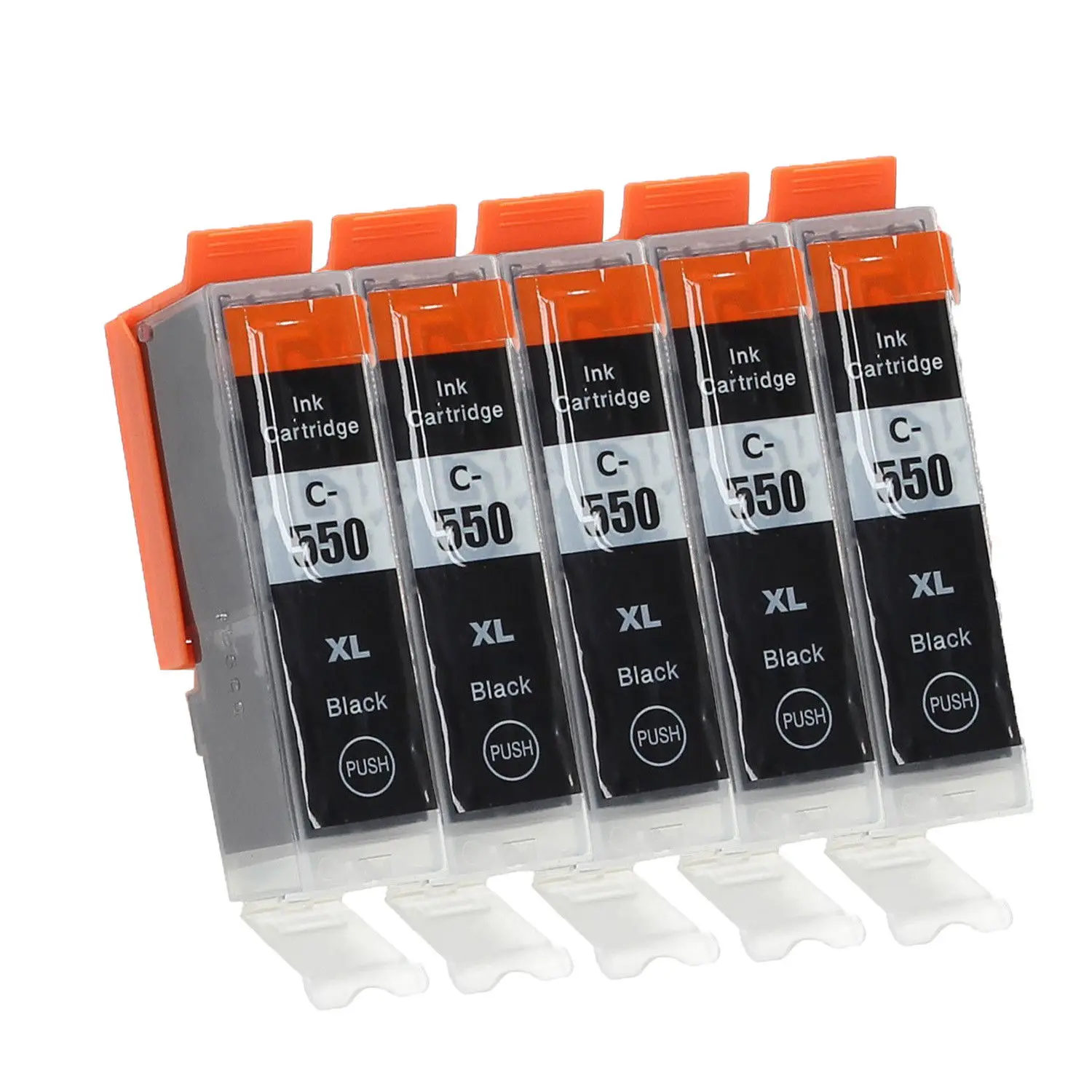 5 шт. чернильный картридж PGI550 CLI551 совместимый для Canon Pixma MG5450 MG5550 MG6350 MG6450 MX725 iP7200 IP7250