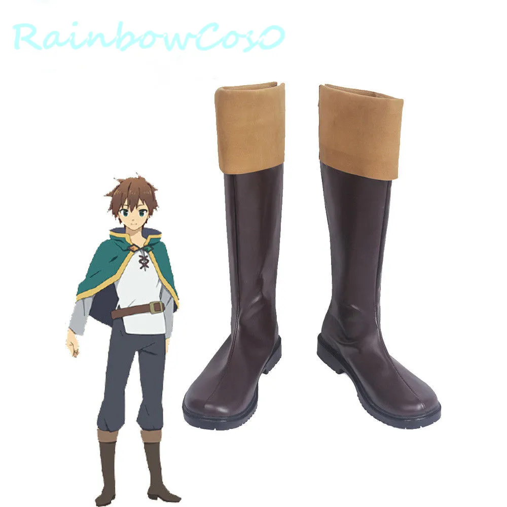 Туфли для косплея RainbowCos0 KonoSuba Бог благословения на этот чудесный мир Kazuma Sato