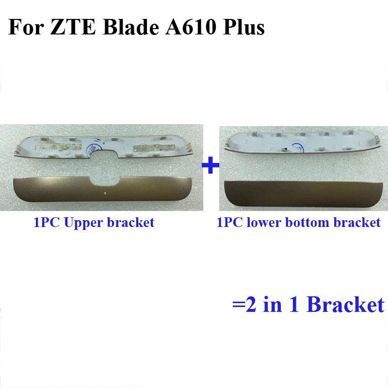 1 комплект 2 в для ZTE Blade A610 Plus новинка задняя крышка нижняя часть + верхний