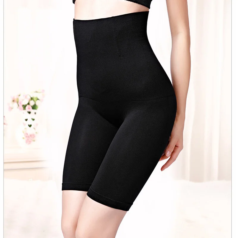 Moldeadores de cintura alta para mujer, bragas de Control de barriga, bragas, ropa interior moldeadora de cuerpo, cors&eacute;-5