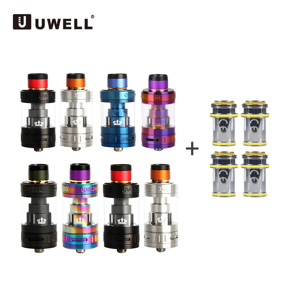 Оригинальная UWELL Crown III 5 мл оригинальная электронная сигарета E Cig емкость диаметр
