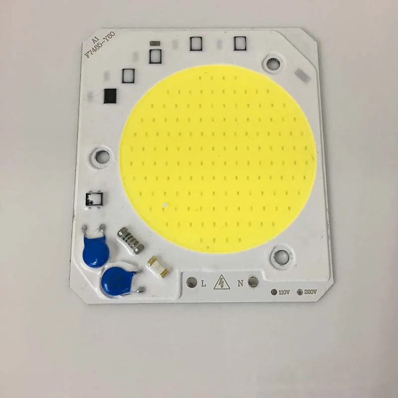 1/Psc Высоковольтная бесприводная лампа COB Чип 30 Вт 40 50 вход умный IC 110 В прожектор