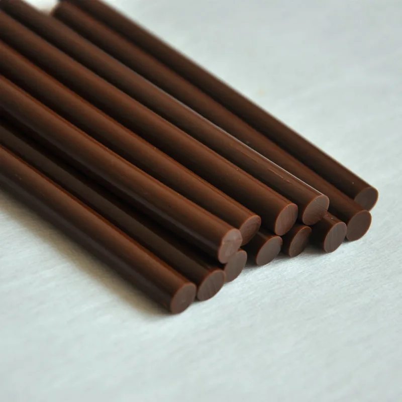 

12pcs/lot 7mm*10cm Brown Hot Melt Glue Sticks For Hot Melt Gun General Purpose Keratin Glue Sticks Hair Extension Accession