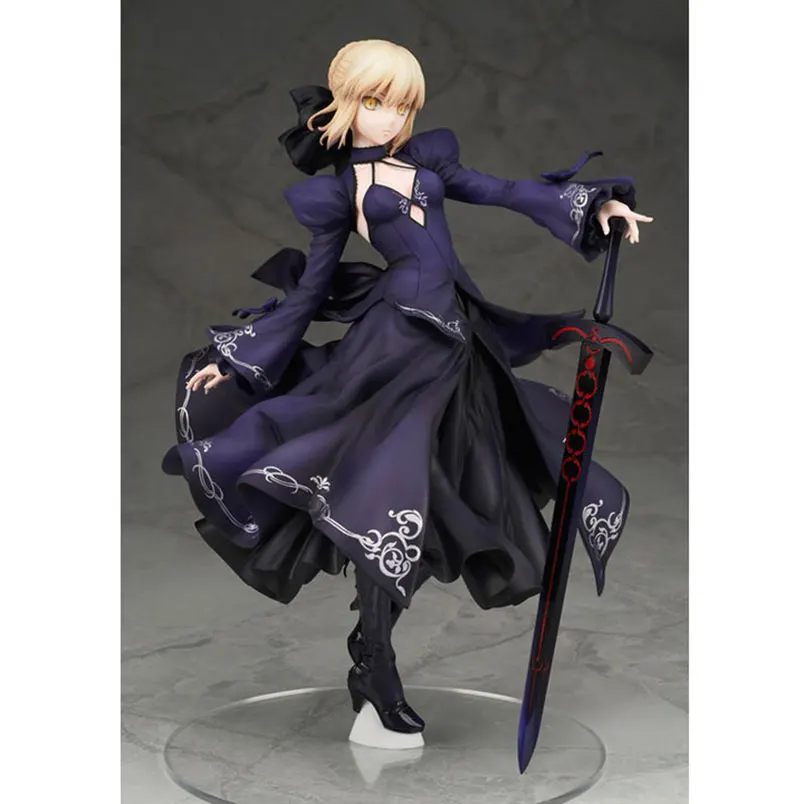 Fate night Black Saber платье для девочек аниме модель фигурка ПВХ коллекционная игрушка