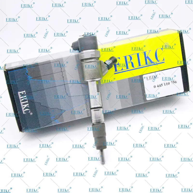 ERIKC Форсунка системы впрыска дизельного топлива Common Rail 0445110756 0445 110 756 в сборе