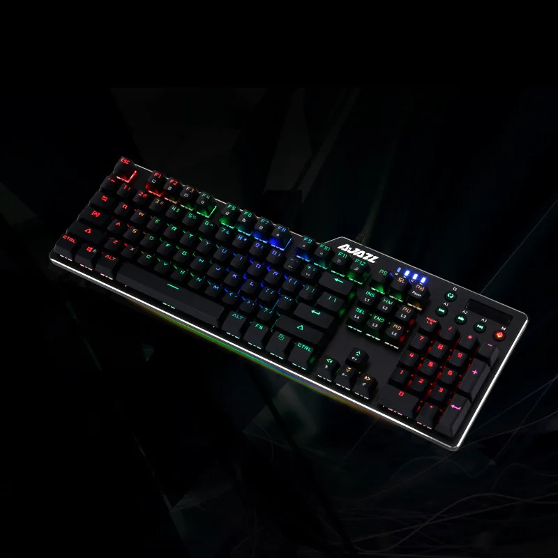 VOBERRY Ajazz AK35I RGB кабель игра зеленая ось механическая клавиатура с высоким качеством пользовательская игровая клавиатура с подсветкой сплава