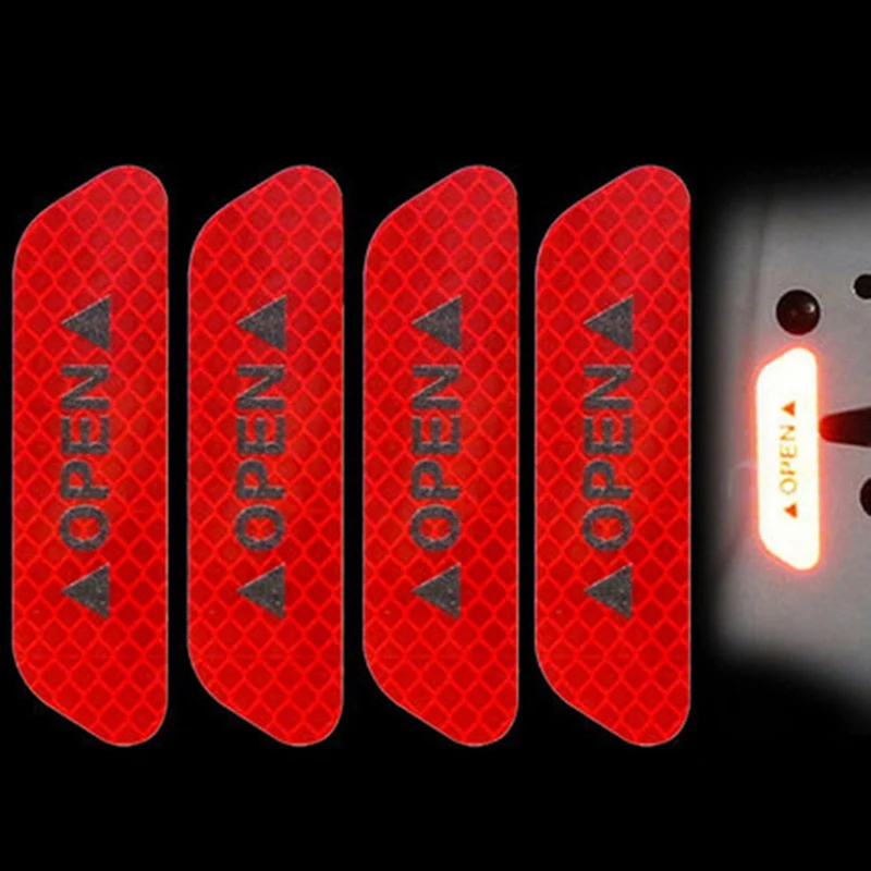 RD Автомобиль открыть светоотрающей полосой Предупреждение для Защитные чехлы для сидений, сшитые специально для Chery Tiggo Fulwin A1 A3 QQ E3 E5 G5 V7 EMGRAND EC7 EC7-RV EC8 - Название цвета: RD