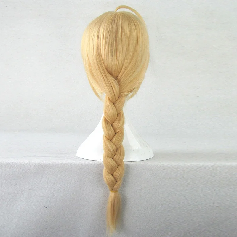 

Fullmetal Alchemist Edward Elric 55cm Medium Long Straight Braid Cosplay Wigs Anime Costume Party Christmas Gift Blond