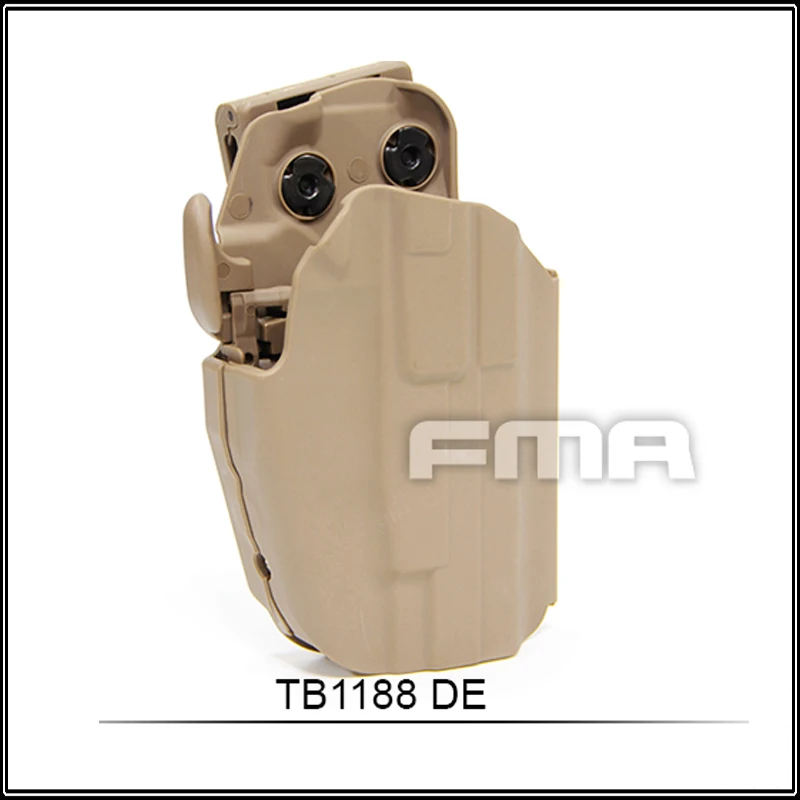 FMA Открытый Тактические Airsoft Пистолет Paddle Пейнтбол кобура пояса Шестерни Глок