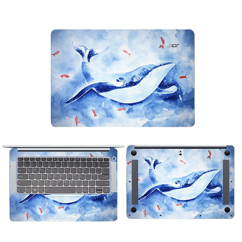Мультяшные узоры, наклейка для ноутбука s для huawei Matebook X Pro 13,9, Виниловая наклейка на кожу для huawei Matebook X 13,3 D 15,6 дюймов