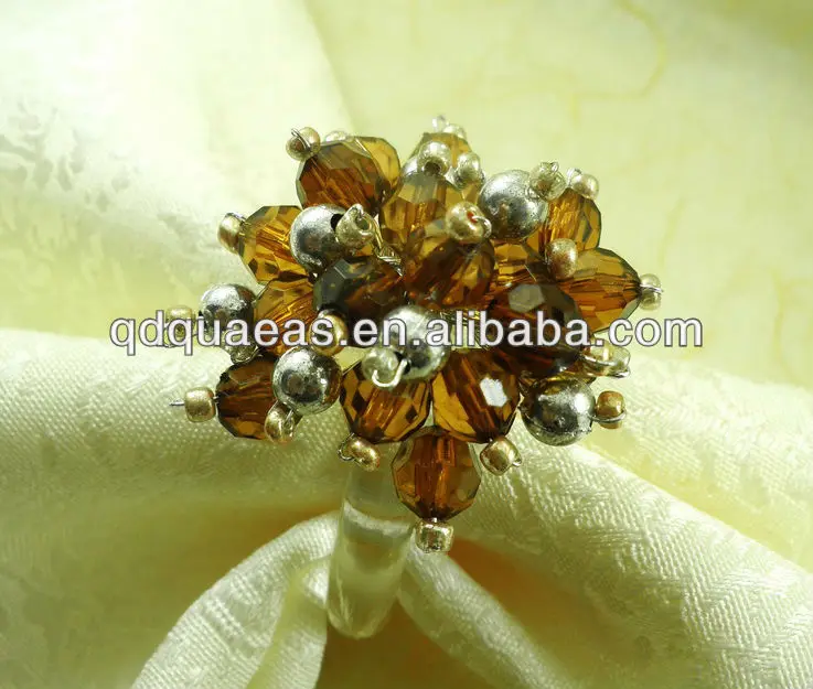 

Кольцо акриловое, для салфетки beades flower qn13092806,