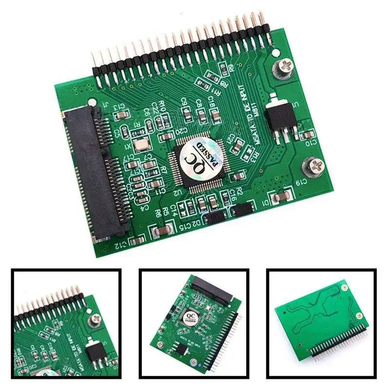 Msata Ssd к 44 Pin конвертер адаптеров Ide как 2 5 дюйма Hdd вольт для ноутбука|Платы