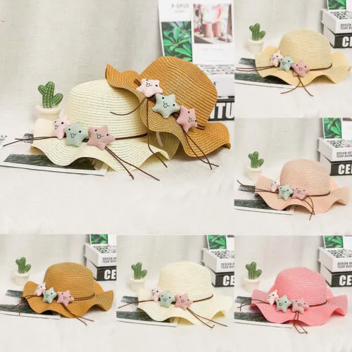 New Summer Toddler Flower Breathable Hat Straw Sun Kids Boy Girls Hats | Детская одежда и обувь