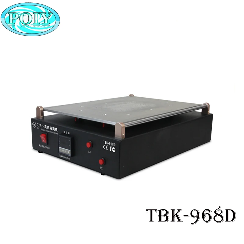 TBK-988 Новые Черный 7 дюймов ЖК отделения с Встроенный вакуумный насос Сенсорный экран сепаратор машина для ремонта мобильного телефона