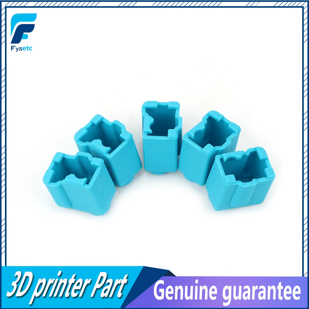 10pcs Blue Volcano V1 Silicone Sock Heated Block J-head Hotend Bowden/Direct Extruder Cover 3D Printer Part | Компьютеры и офис