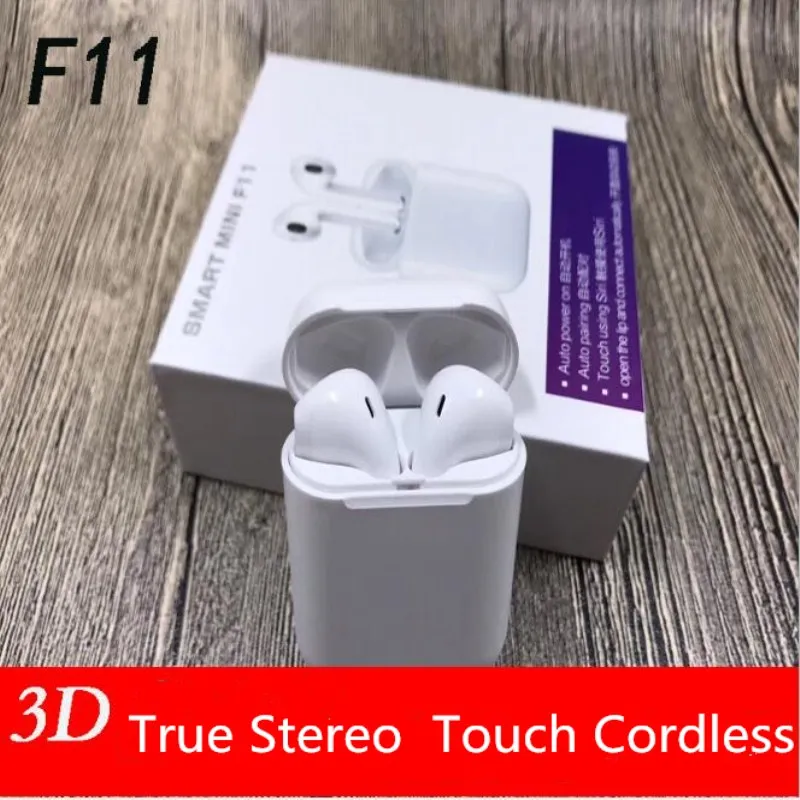 F11 Smart Mini TWS бинауральные наушники Bluetooth 5 0 Беспроводные спортивные стереонаушники