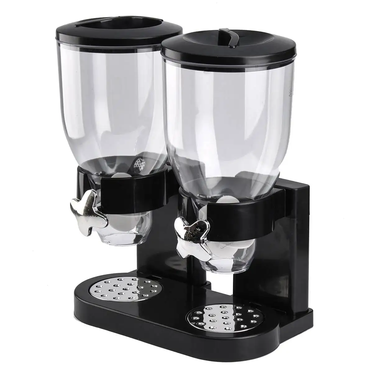 5-литровый двойной стакан для сухих продуктов (зерновых, орехов) с дозатором для домашней кухонной машины. Хранение воздухонепроницаемых контейнеров.