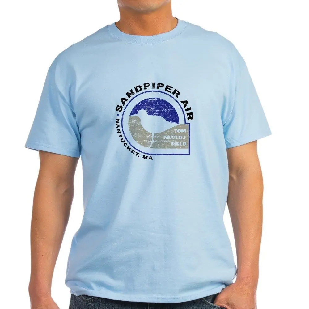 CafePress Sandpiper Air distent 2 легкая футболка из 100% хлопка (313836000) | Мужская одежда