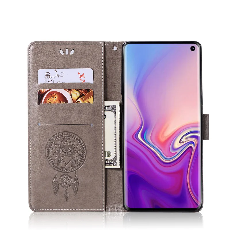 Чехол-книжка из искусственной кожи, сумка-бумажник для чехол для Samsung Galaxy Note 9 8 S10 S9 S8 плюс S7 S6 край S10e M10 M20 Чехол для мобильного телефона Capa
