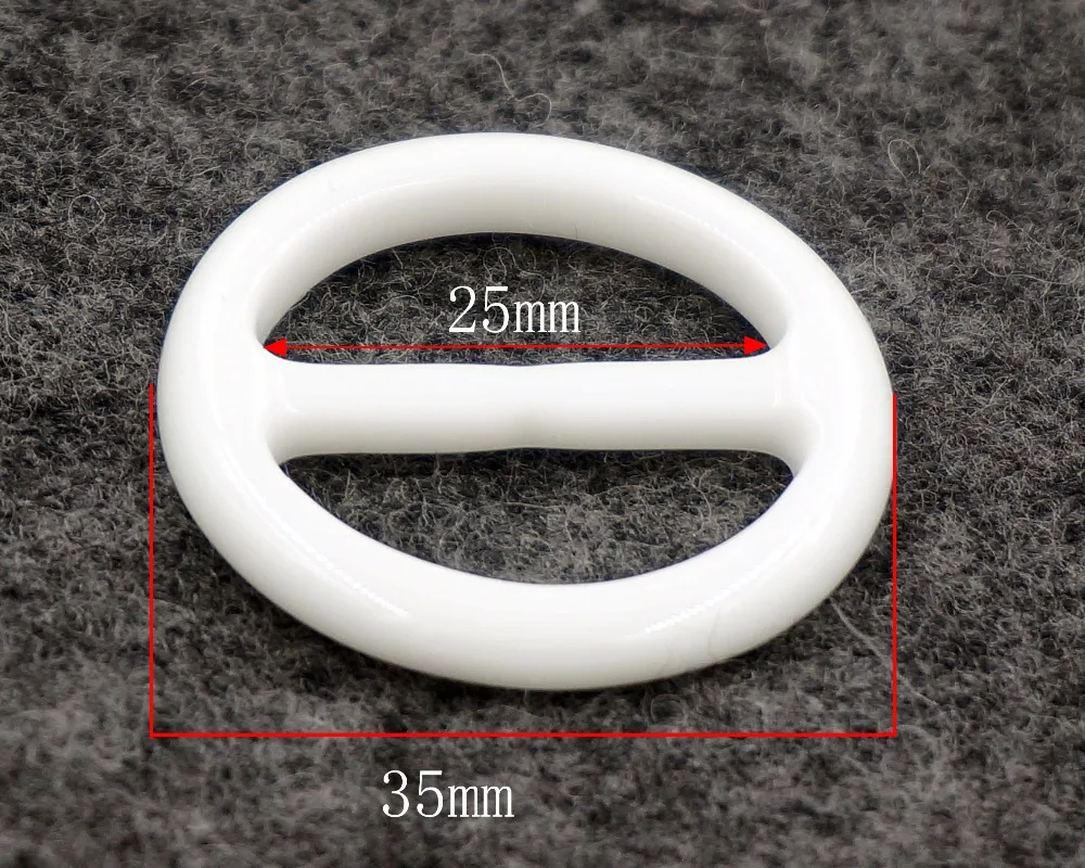10pcs/lot inner size 25mm Round bar adjuster Buckle Buttons Invitation Ribbon Slider For Garment and Bags decoration | Дом и сад