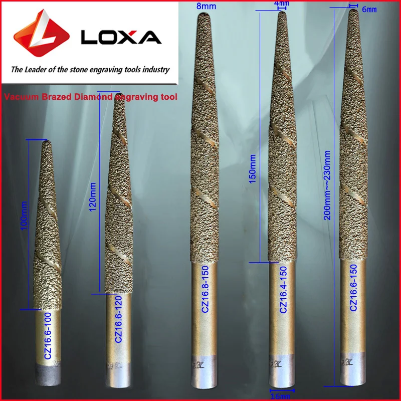 LOXA вакуумной пайки алмазная гравировка инструменты/Бит для Станков с чпу/резьба