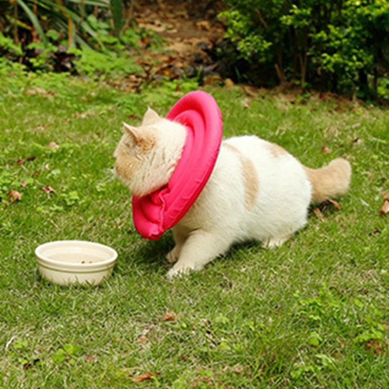 Ошейник для собак с антикусающим наживкой нейлоновый мягкий протектор груминга