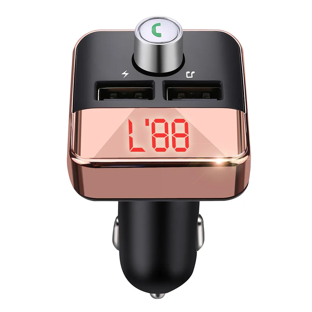 Автомобильный Bluetooth Автомобильный fm-передатчик беспроводной радио адаптер USB зарядное устройство MP3-плеер универсальные автомобильные аксессуары для интерьера