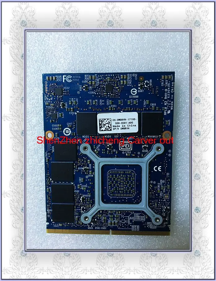 Для ноутбука DELL M17X R5 M18X R3 W9RVN 0W9RVN GTX880M GTX 880M N15E-GX-A2 DDR5 8 Гб видеокарта | Компьютеры и