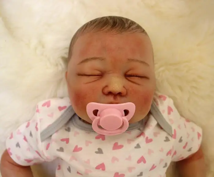 Bebe 50 см мягкая силиконовая кукла для новорожденных игрушки девочек реалистичные