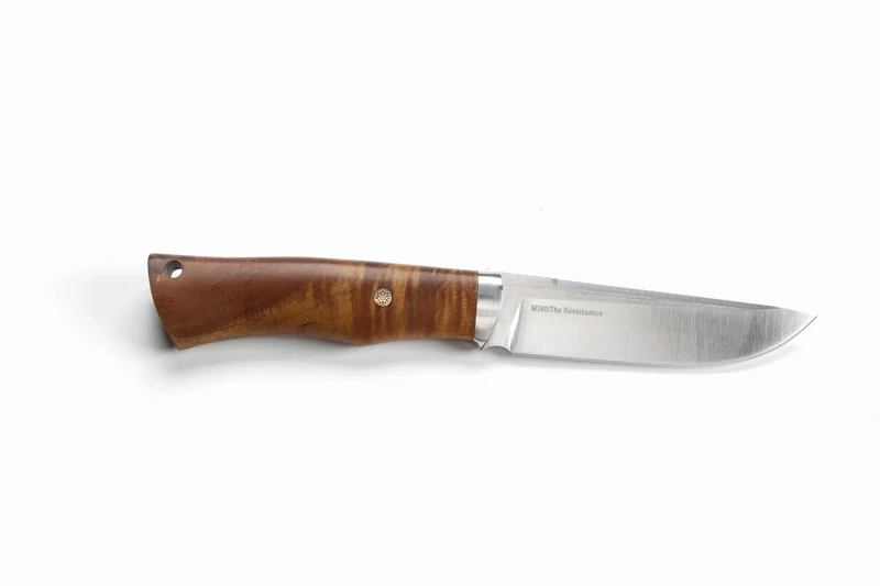 BOLTE Renaissance M390 лезвие с деревянной ручкой тактическое фиксированное маленький