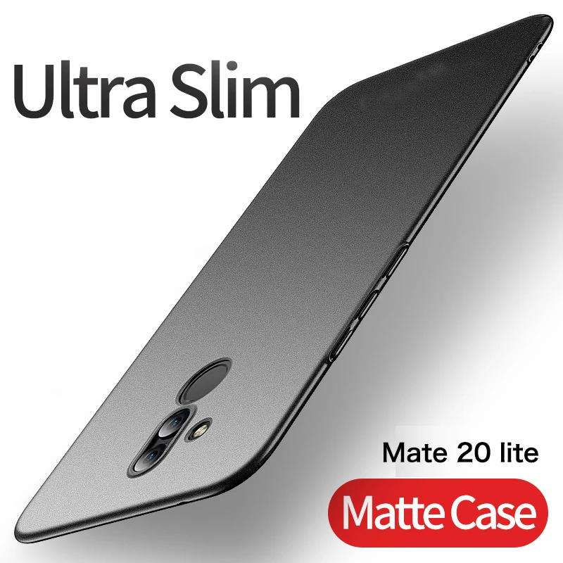 Жесткий чехол для Huawei Mate 20 Lite 6 3 дюйма жесткая матовая задняя крышка тонкий Бампер