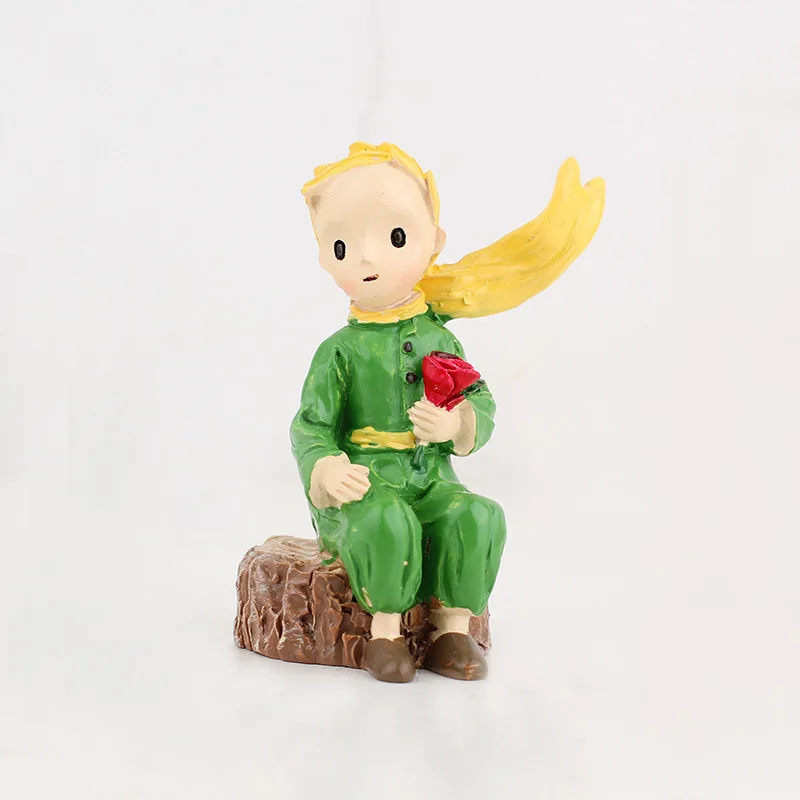 Little Prince Resin Statue Small Size Desktop Decoration Children Gift Crafts Miniatures Bonsai Moss Terrarium Decor YWDY01 | Дом и сад