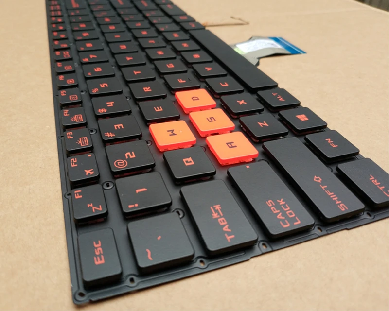 

English Keyboard for ASUS S5VS S5VT S5VM G58J S5VT6700 S5V US BACKLIT Standard English Layout With backlight
