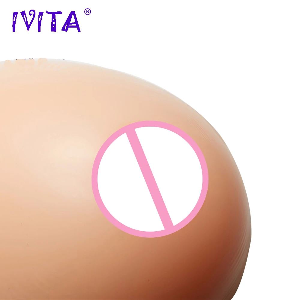 IVITA 1600 г силиконовые формы водослива груди Трансвестит увеличитель поддельные