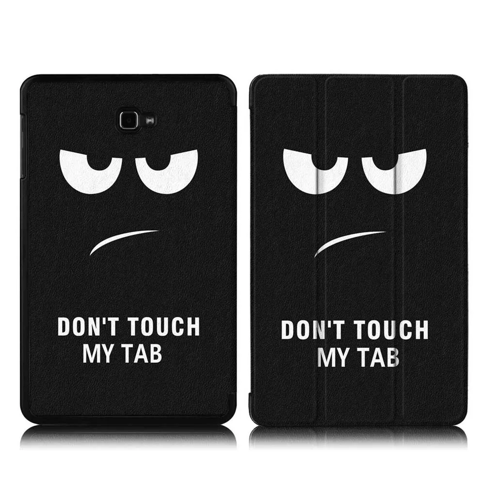 Тонкий магнитный складной чехол для samsung Galaxy Tab A6 10,1 SM-T580 SM-T585 чехол для samsung Galaxy Tab A 10,1 чехол - Цвет: T580 CH YJ