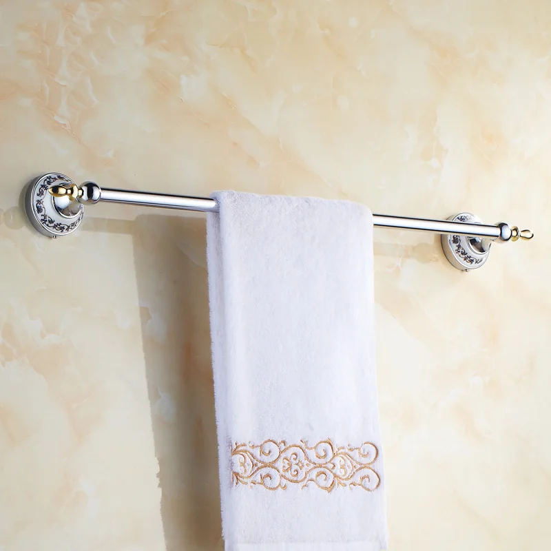 Хромированная медная вешалка для полотенец европейские антикварные Вешалки