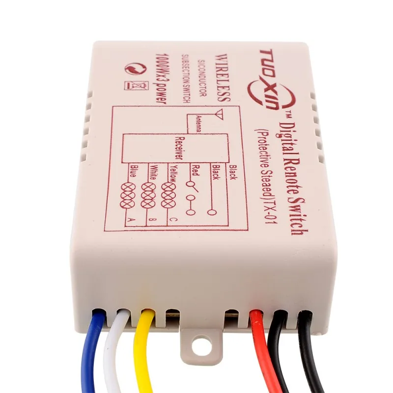 Цифровой беспроводной пульт дистанционного управления 220 В 3 канала|switch splitter