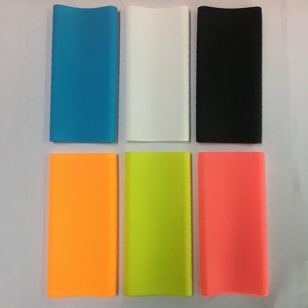 Силиконовый чехол Mi Power Bank для Xiaomi 10000 мАч защитный в полоску модели PLM09ZM xiaomi