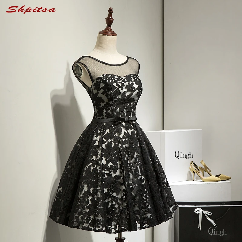 

Sexy Short Lace Cocktail Dresses Women Little Black Dresses Graduation Prom Party Homecoming Dress vestido de festa curto coctel