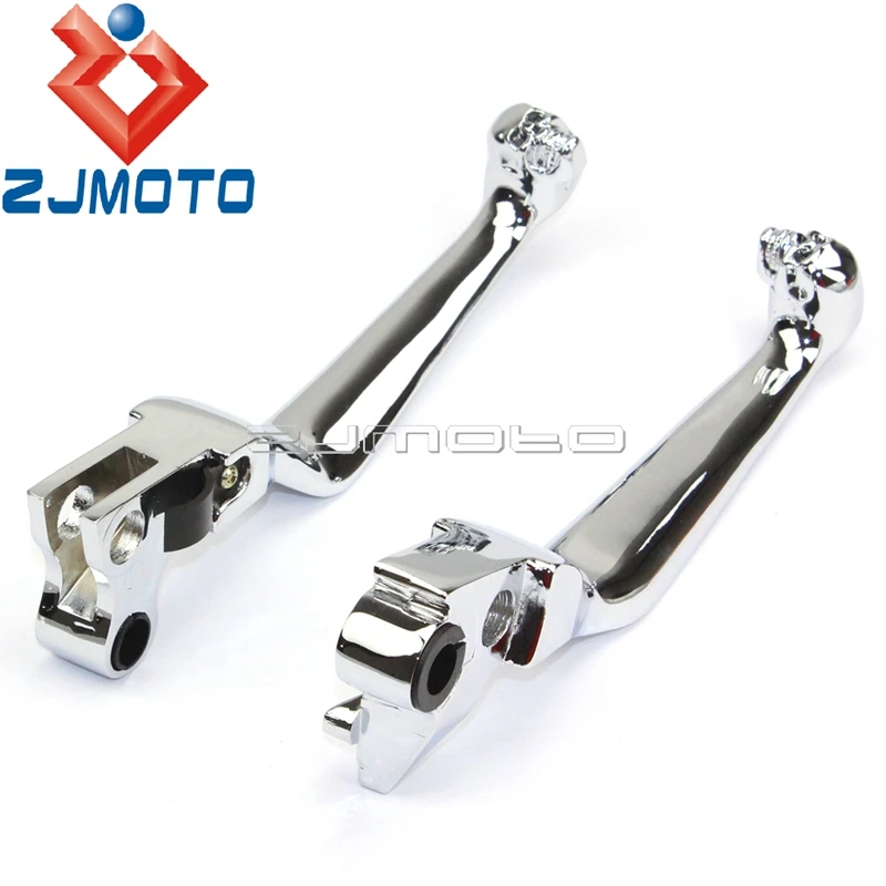 Хромированные рычаги тормозной муфты для мотоцикла Sportster XL 883 1200 1996-2003 Softail Fat Boy Dyna