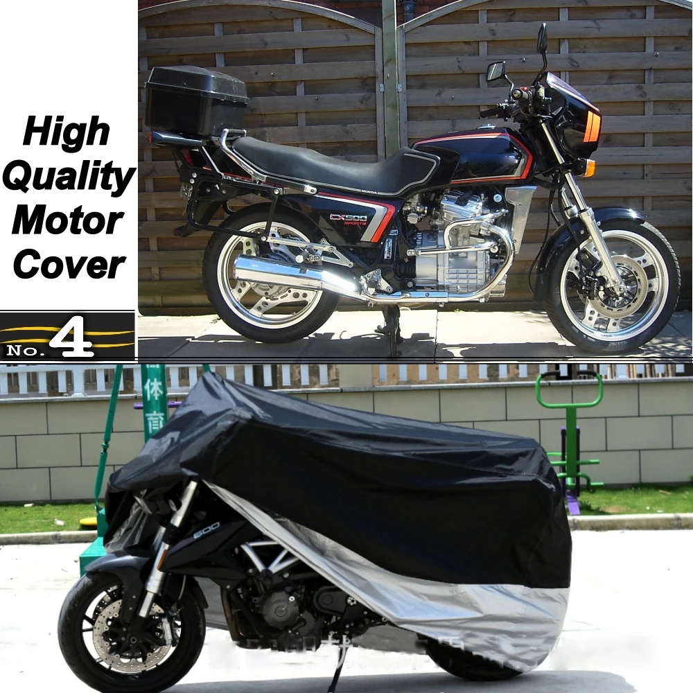 

Чехол для мотоцикла Honda CX500, водонепроницаемый, UV / Sun/Dust/чехол для защиты от дождя, изготовлен из полиэфирной тафты