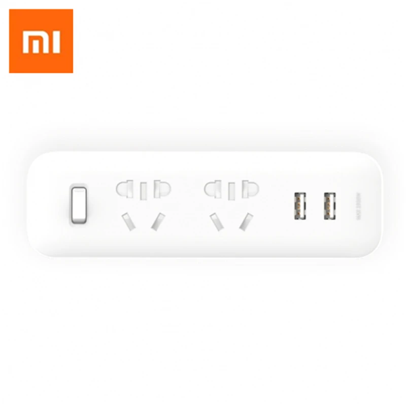 Блок питания Xiaomi Mijia портативный мини-адаптер для путешествий 5 В 2 1 А USB быстрая