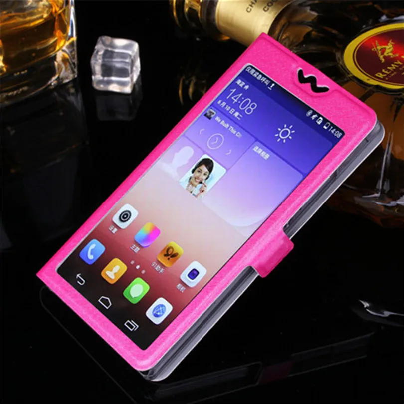 Роскошный прозрачный чехол-книжка с окошком для Asus Zenfone GO ZC500TG ZB500KL ZF go zb452кг ZC451TG