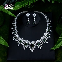 be 8 beautiful flower design aaa cubic zirconia women jewelry sets wedding bride dress accessories bijoux femme ensemble s394