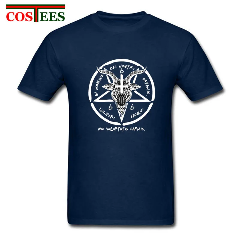 BAPHOMET футболка знак сатана голова козла Бог рубашка оккультная сатаническая и