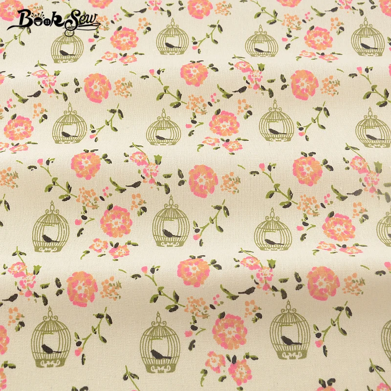 Booksew хлопок белье Ткань Текстиль для дома скатерти Подушка сумка Шторы ZAKKA